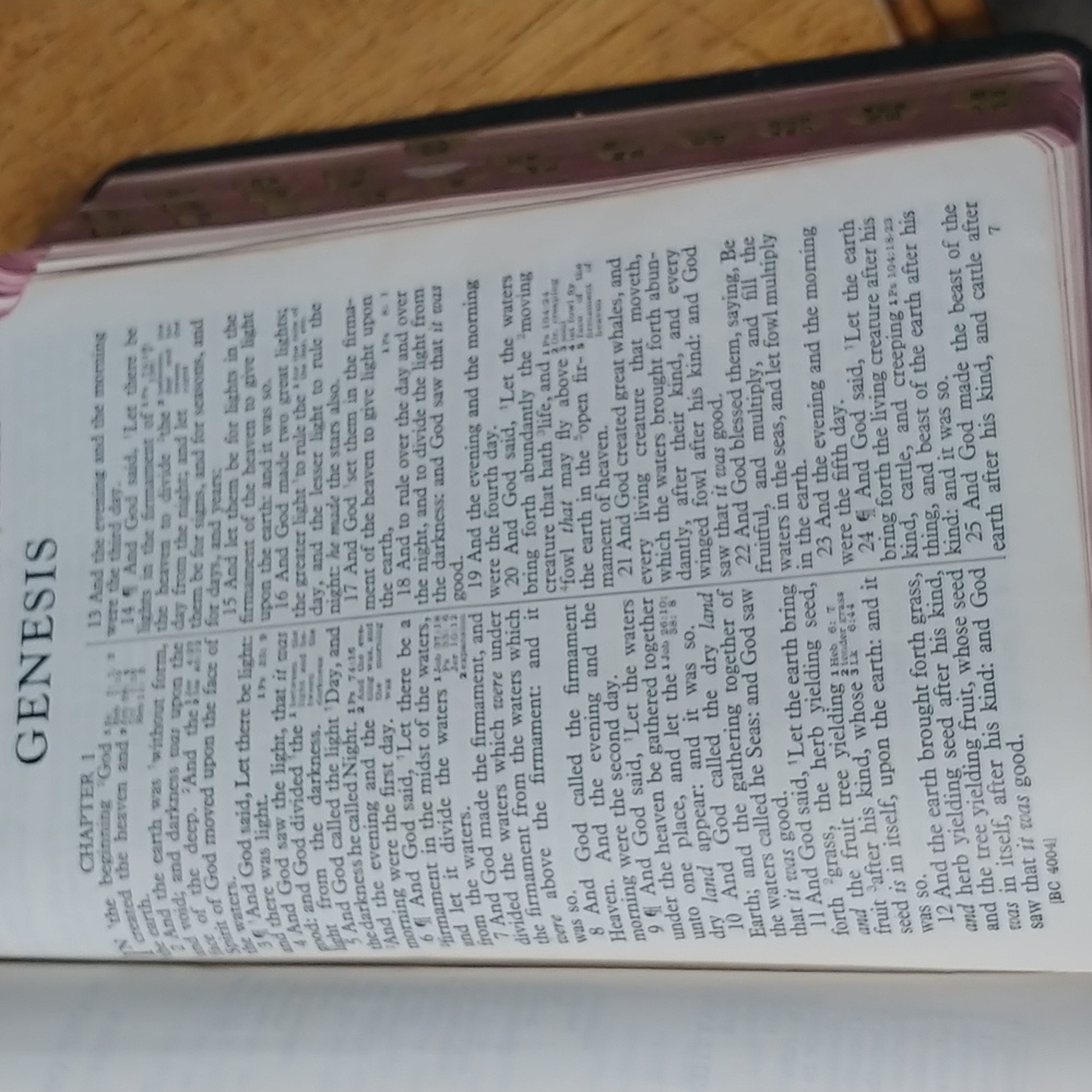 Vintage Holman Black Leather Indexed Bible - Picture 8 of 12